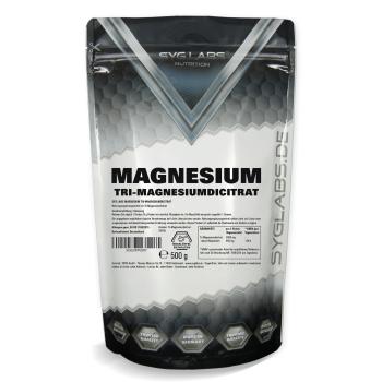 Syglabs Tri-Magnesiumdicitrat - 500g Magnesium Pulver