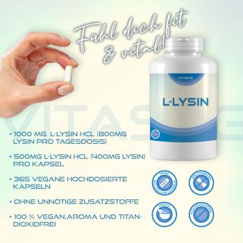 Preview: Lysin - 365 vegane Kapseln